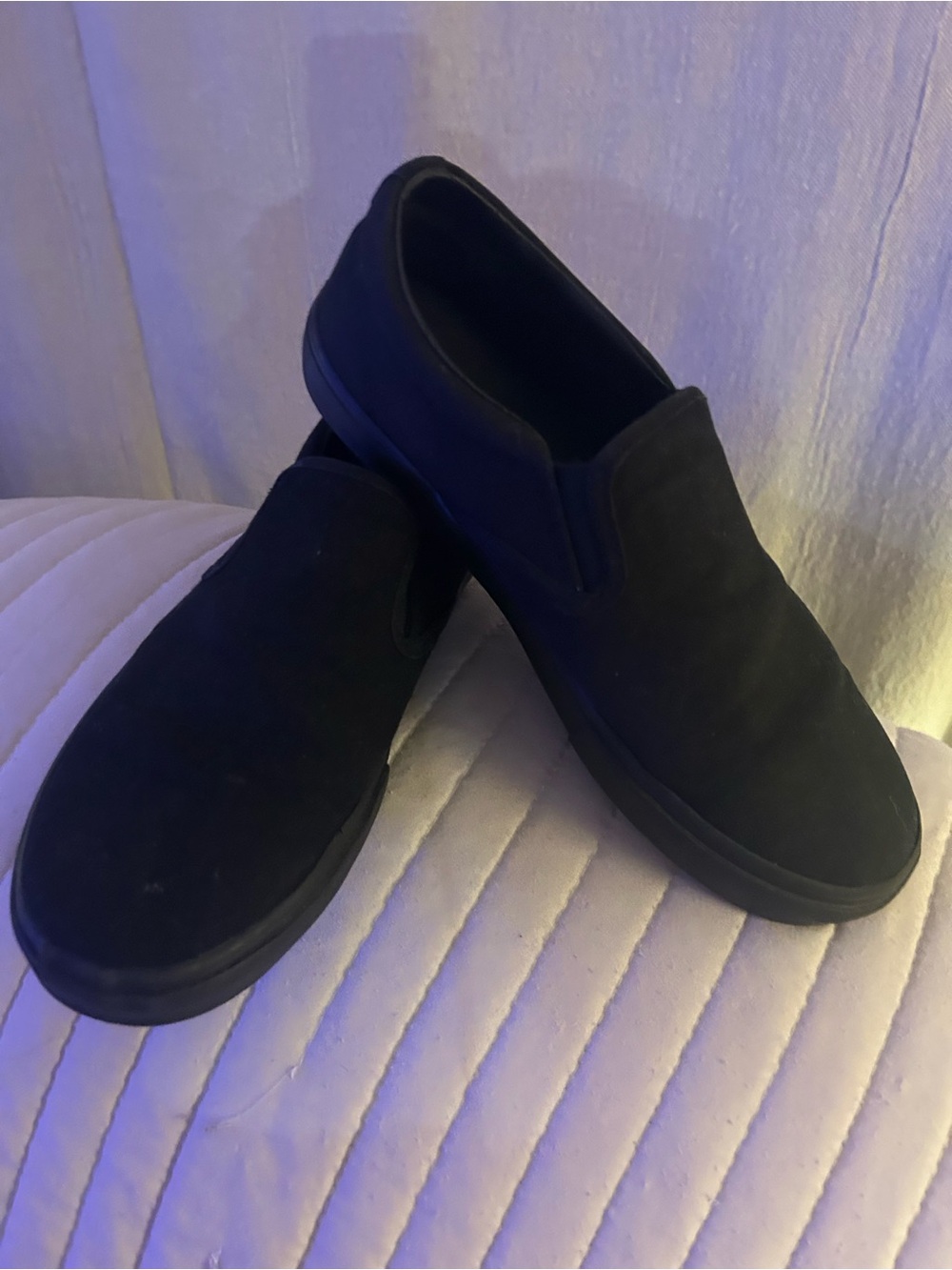 No Boundaries Black Slip On Casual Sneakers